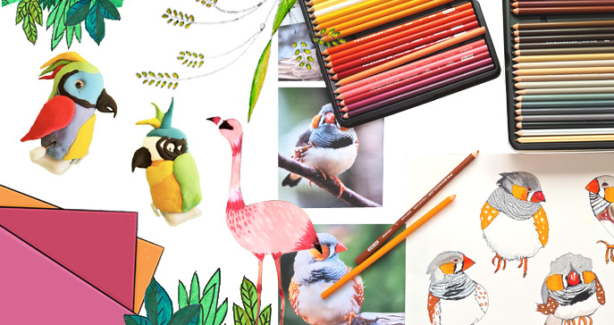 bird art lesson plans for K-6 students