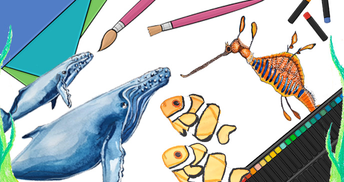 Sealife Inspired Art Lesson Plans for Kindergarten to Year 6 Students