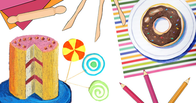 Wayne Thiebaud inspired art lesson plans for kindergarten to year 6 students