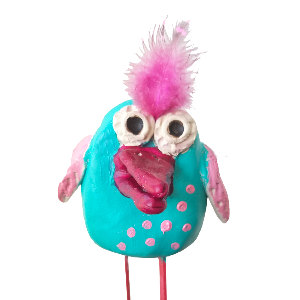 Clay Bird from Wildlife Art Lesson for Grade 3-4