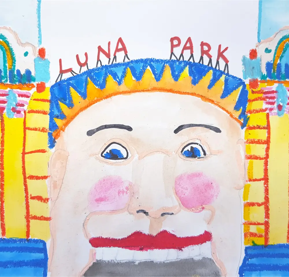 Landscapes art lesson- Luna Park