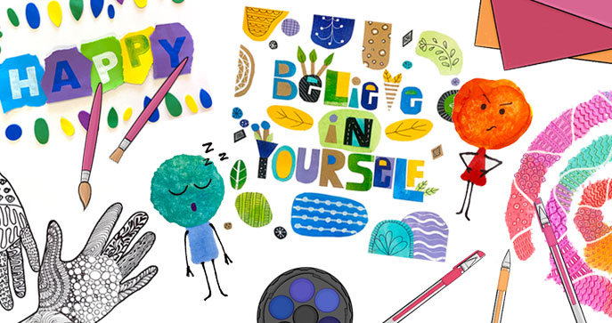 Art Lesson Plans for Student Wellbeing Banner - Small