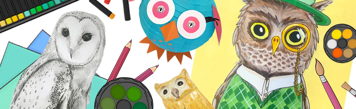 Owl Lesson Plans Banner - Large