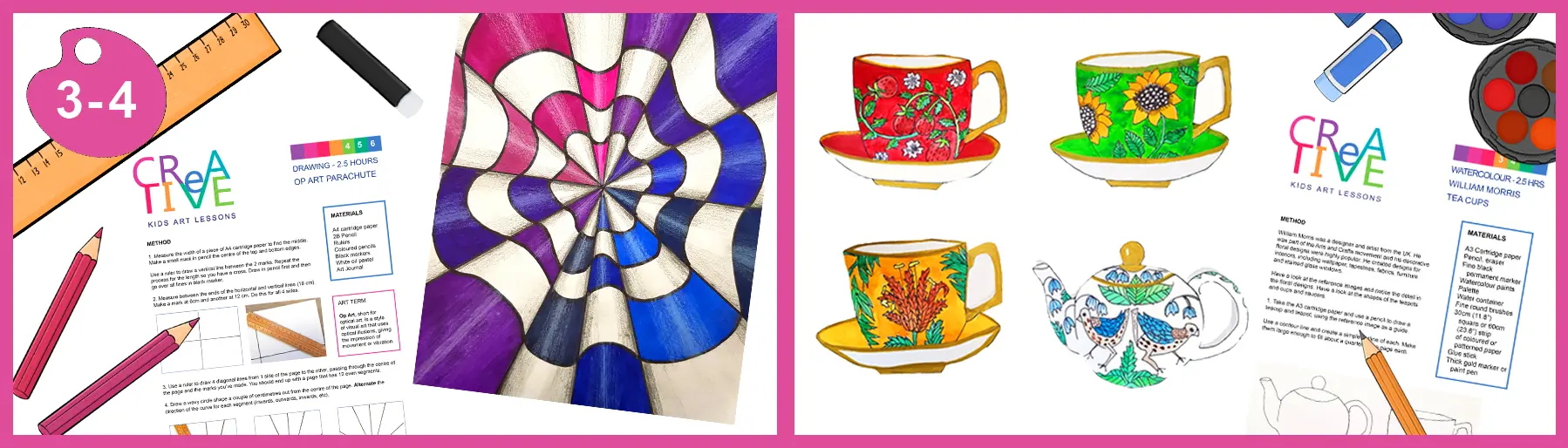 UK artists art lesson plans
