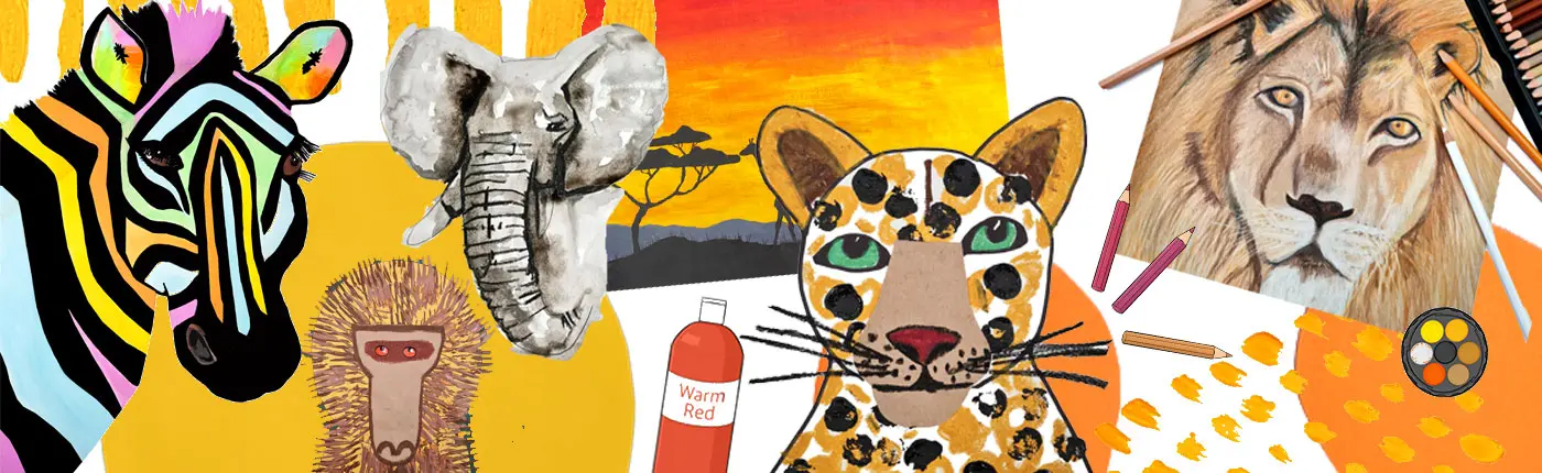 Artwork for K-2 on African Animals