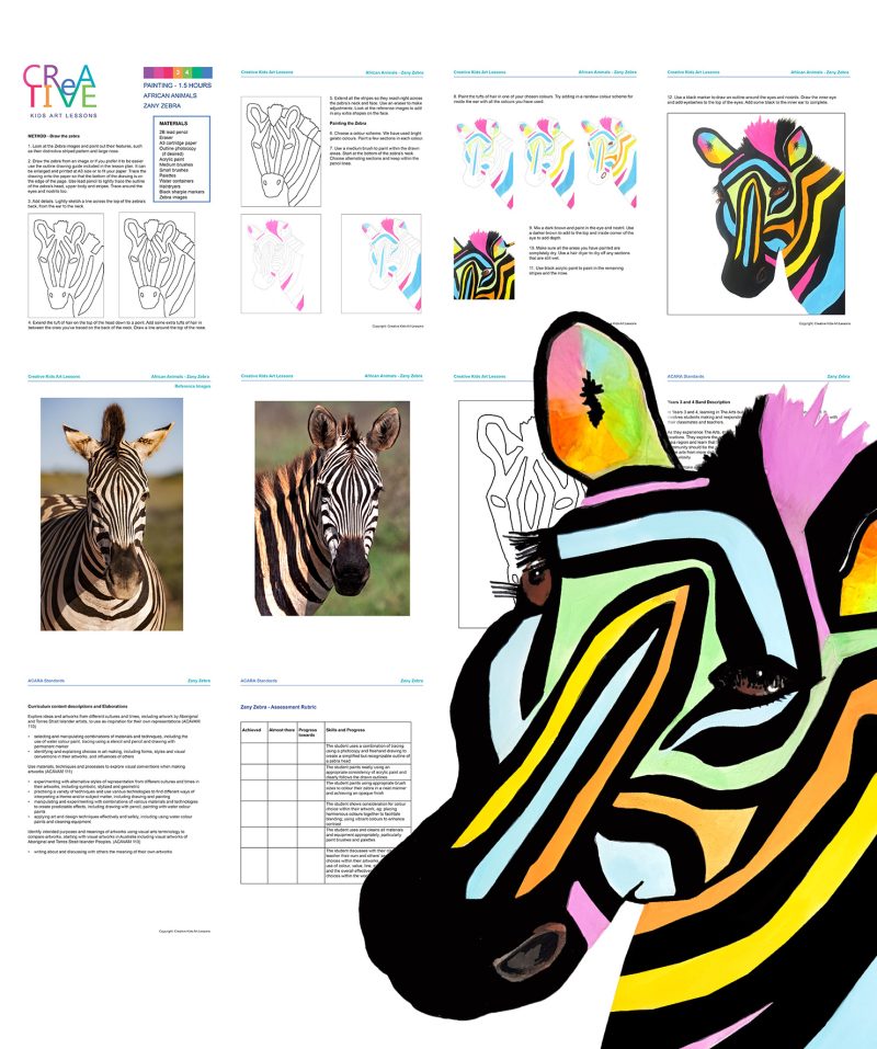 M+E Art Curriculum Lesson Plans - Complete K-6 Lesson Plans