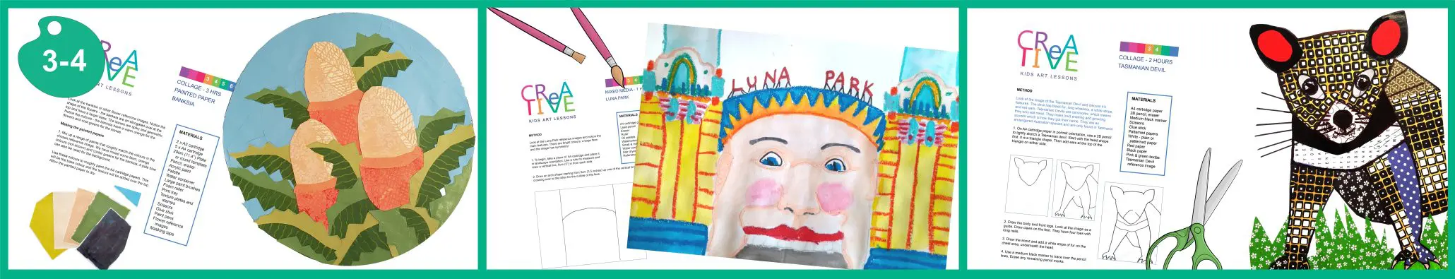 grade 3 and grade 4 art lesson plans Australia