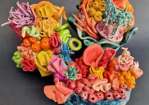 Coral Reef Made from Clay Art Lesson