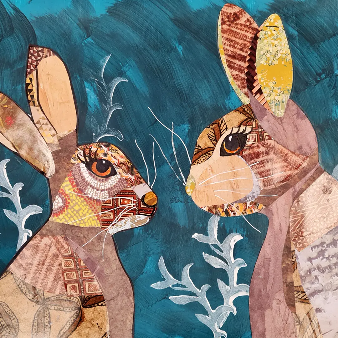 Easter Rabbit Collage