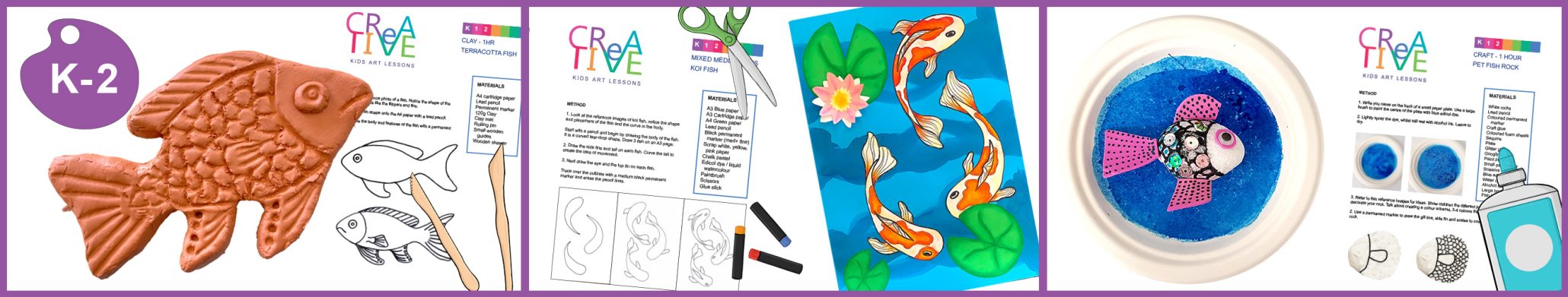 Fish art lesson plans for K-2