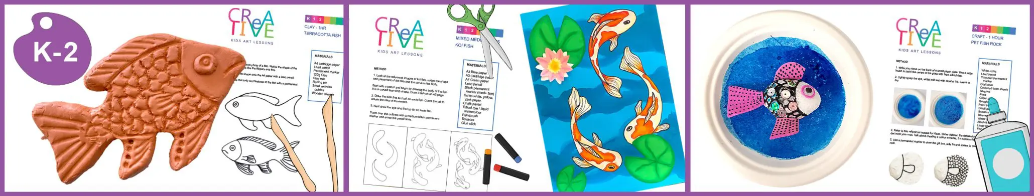 Fish art lesson plans for K-2