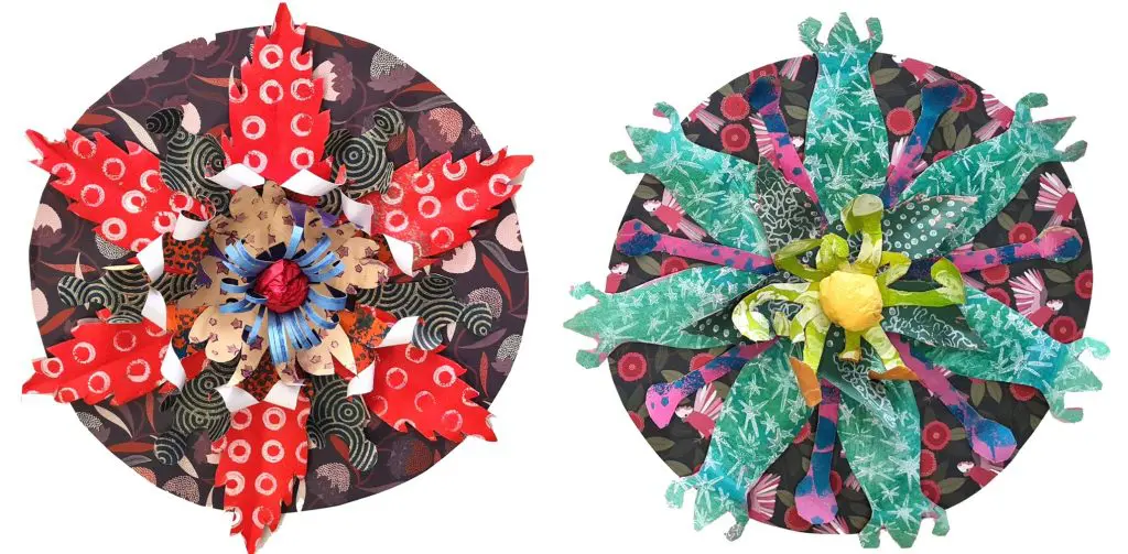 Brian Richardson inspired flower collages