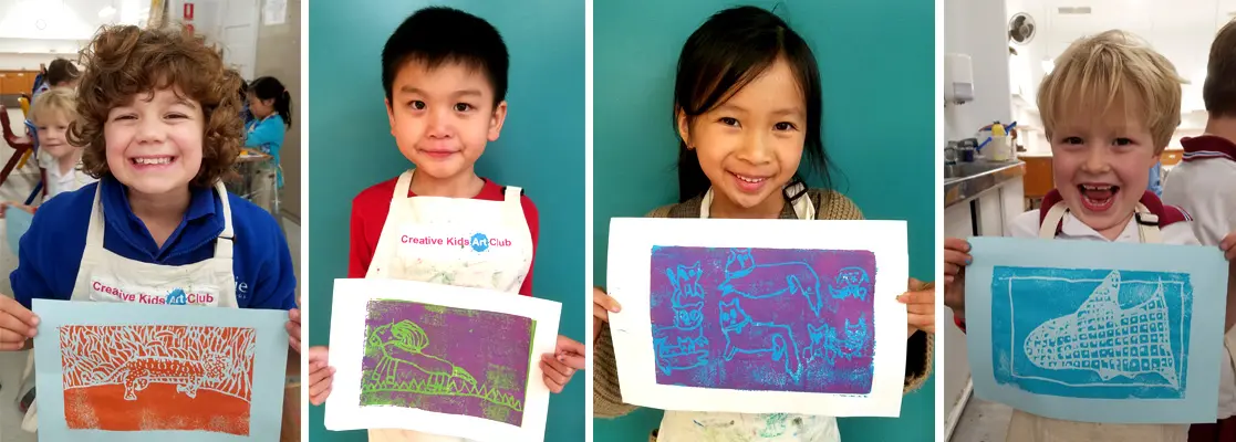 Printmaking for kids