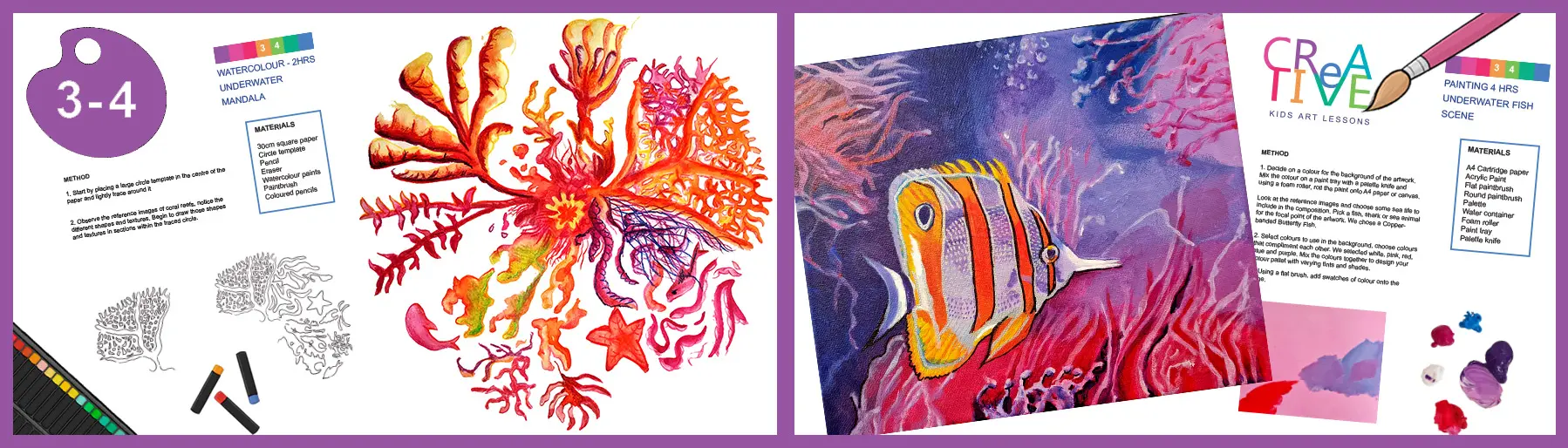 Grades 3-4 acquatic art lesosn plans