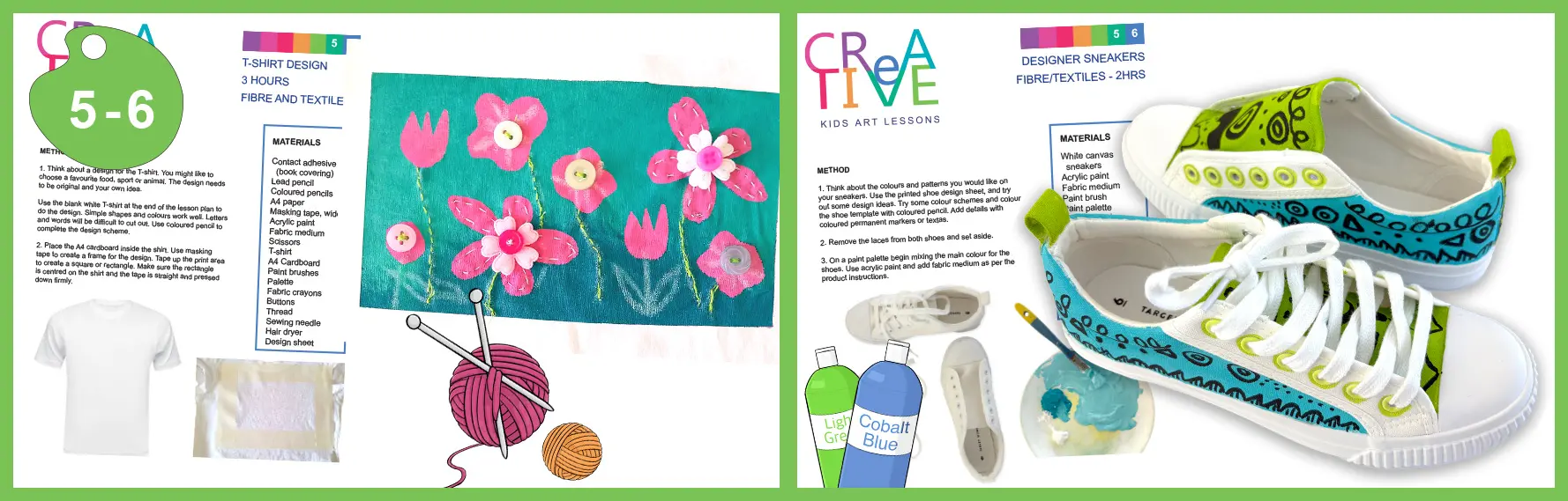 Art lesson plans for fibre and textiles for grades 5 and 6.