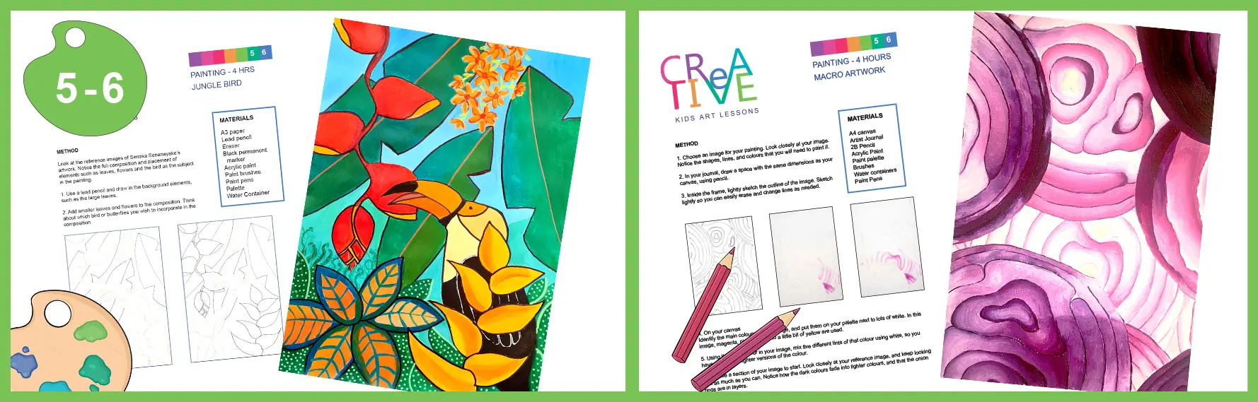 Painting Projects for year 5 and year 6